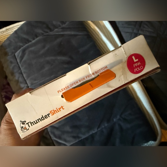 ThunderShirt for Dogs, Large, Pink Rugby - Dog Anxiety Vest - Picture 8 of 9